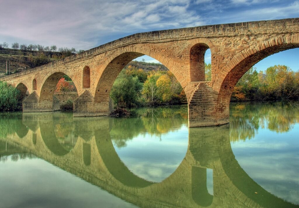Puente la Reina, Navarra, río Arga