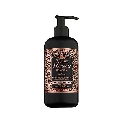 Store Monchosoft Tesori d'Oriente, Flüssigseife, Hammam, 300 ml, aromatische, Handseife, Argan-Öl, Orangenblüte, flüssig, Seife, Pumpspender, sanft, Reinigung, Wellness-Ritual, Körper, Sinne